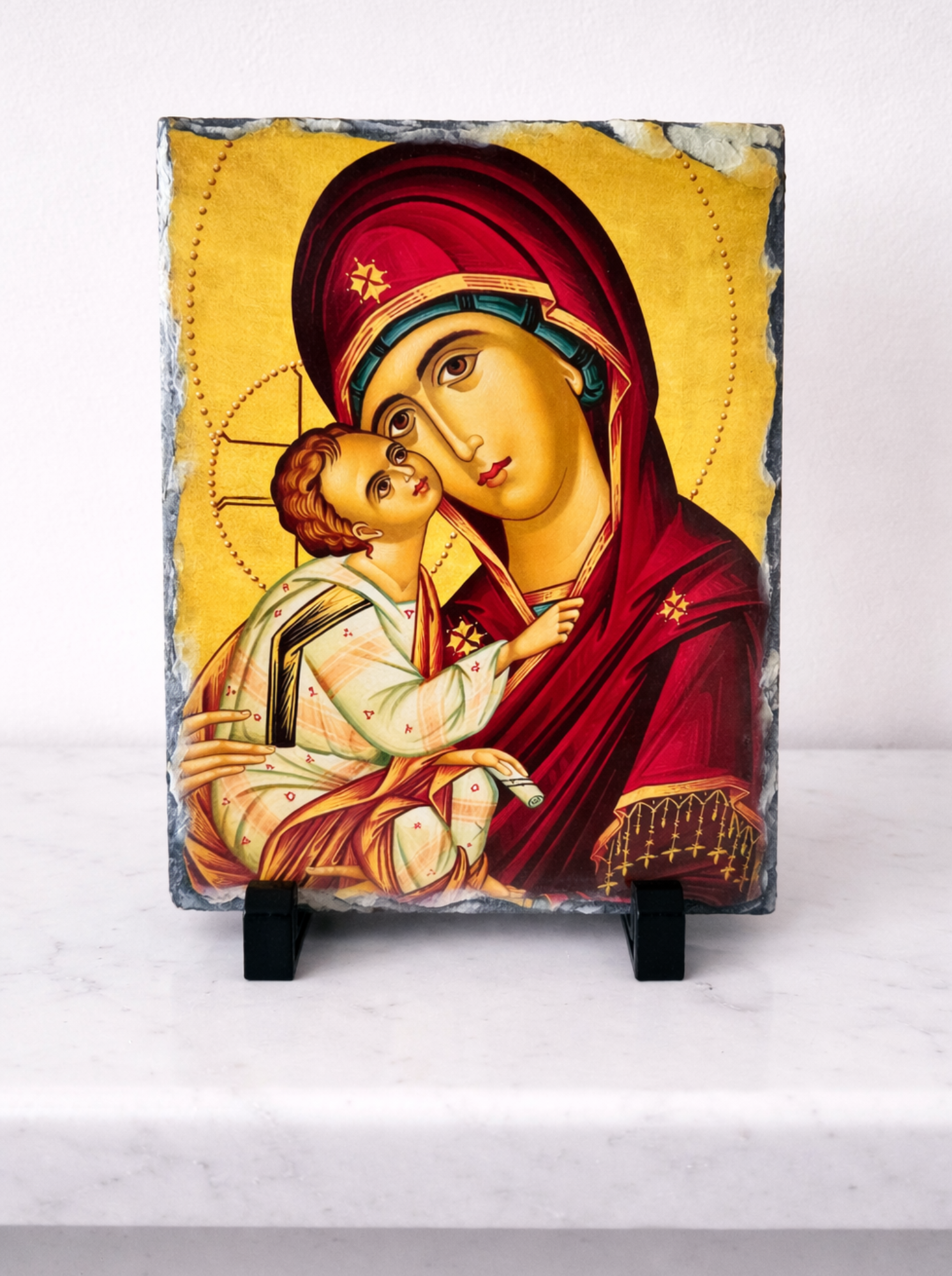 The Virgin Eleousa
 - Byzantine Icon - Plain Edition
