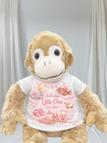 Welcome Little One - Monkey - Pink