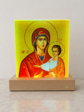Mary & Jesus  Rechargeable LED Glass Icon Night Light