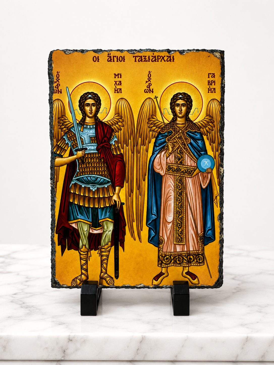 Holy Taxiarchs (Archangels) Michael & Gabriel - Plain Edition