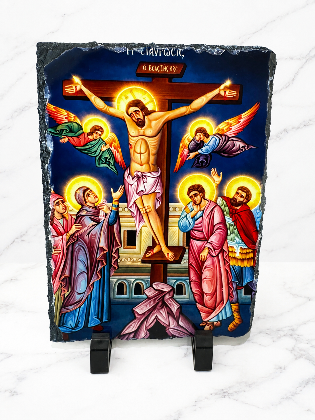 Crucifixion of Christ Icon - Plain Edition
